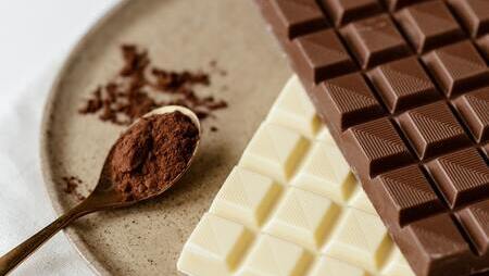 Barra de chocolate blanco